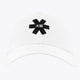 Osaka baseball cap in white with logo in black. Front view