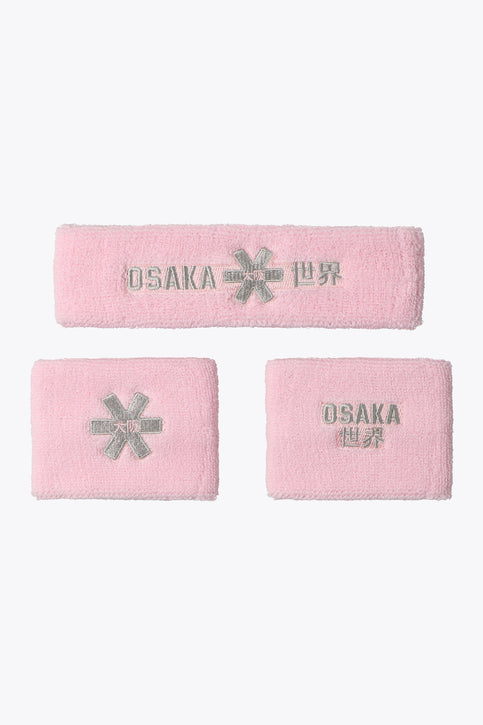Conjunto de muñequeras Osaka | rosa pastel