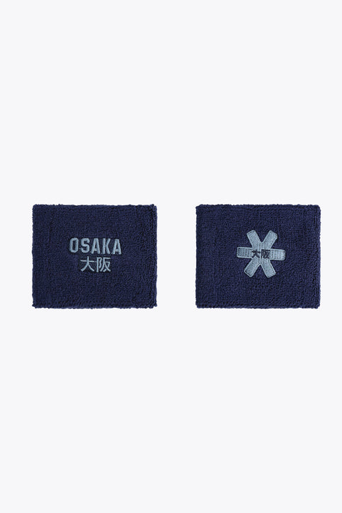 Osaka Sweatband Wrists | Navy Peony