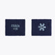 Osaka Sweatband Wrists | Navy Peony