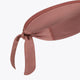 Sports bandana knot with long fabric ties in peppercorn brown