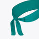Osaka sports bandana with tied knot at center, teal-green fabric