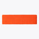 Orange sweatband with solid terry cloth texture
