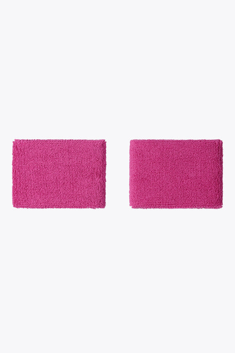 Rose Bud wrist sweatbands with Osaka text and white star logo
