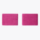 Rose Bud wrist sweatbands, solid rose terry fabric rectangle