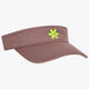 Peppercorn Osaka visor with curved brim and front logo