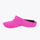 Osaka visor in Rose Bud pink with back strap and curved brim