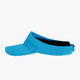 Osaka visor side view in blue topaz, open back with black interior band