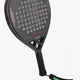Osaka pro tour LTD padel racket grey and grey with logo in white and red. Front / side view