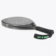Osaka pro tour LTD padel racket grey and grey with logo in white and red. Side view