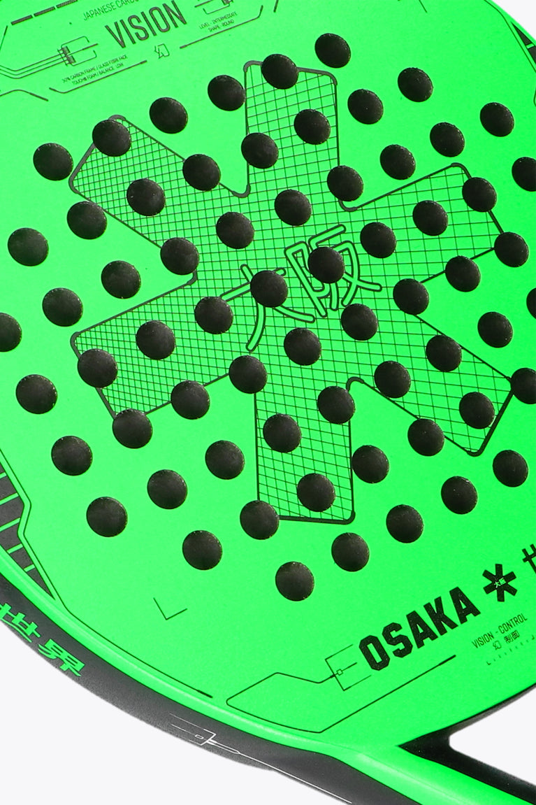 Osaka Padel Racket - Vision - Control | Iconic Black
