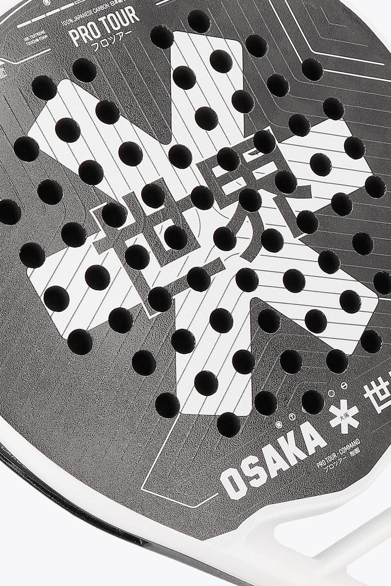 Osaka Padelschläger - <tc>Pro Tour</tc> - Befehl | Weiß-Schwarz