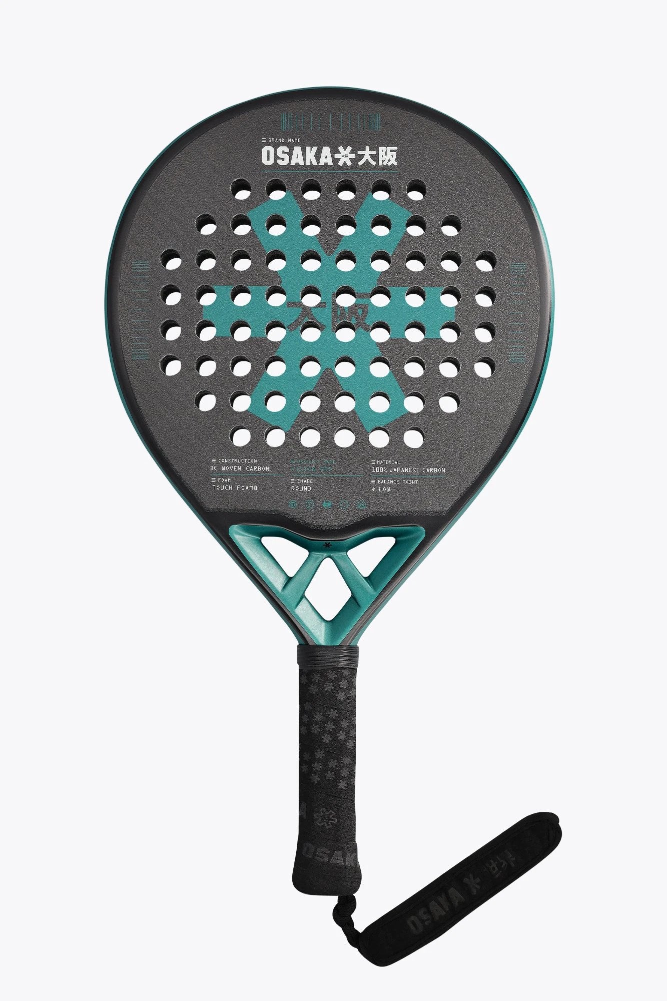Osaka Padel Racket - Vision Pro - Control | Transformative Teal | Osaka ...