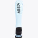 PJB Field Hockey Socks in sky blue with Osaka logo in green. Back view