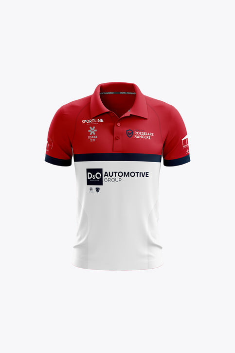 Roeselare Rangers Kids Polo Jersey - Red/White