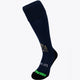 RC Polo Field Hockey Socks in navy with Osaka logo in green. Front view