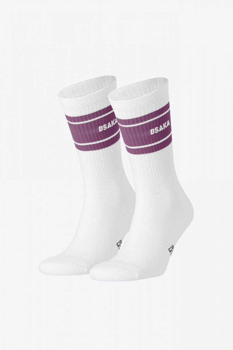 Osaka Colourway Socks Duo Pack | Cyber Violet