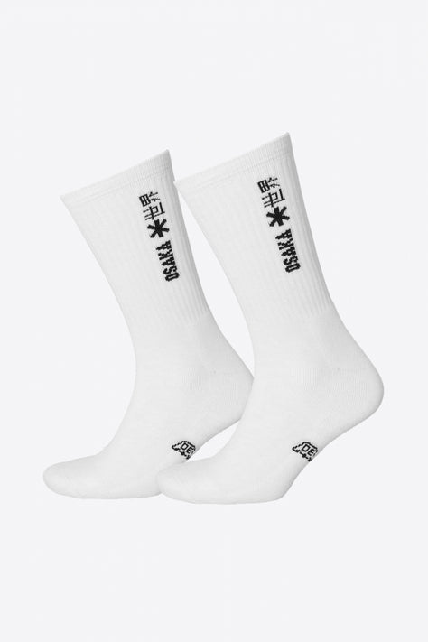 Osaka Duo Pack Sports Socks | White