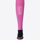 Osaka Field Hockey Socks in orchid pink with Osaka logo in green. Back view