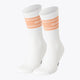 Osaka Colourway Socks Duo Pack in Peach. Front view