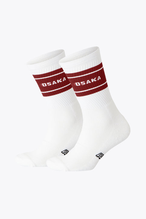 Pack dúo de calcetines en combinación de colores Osaka | Granate