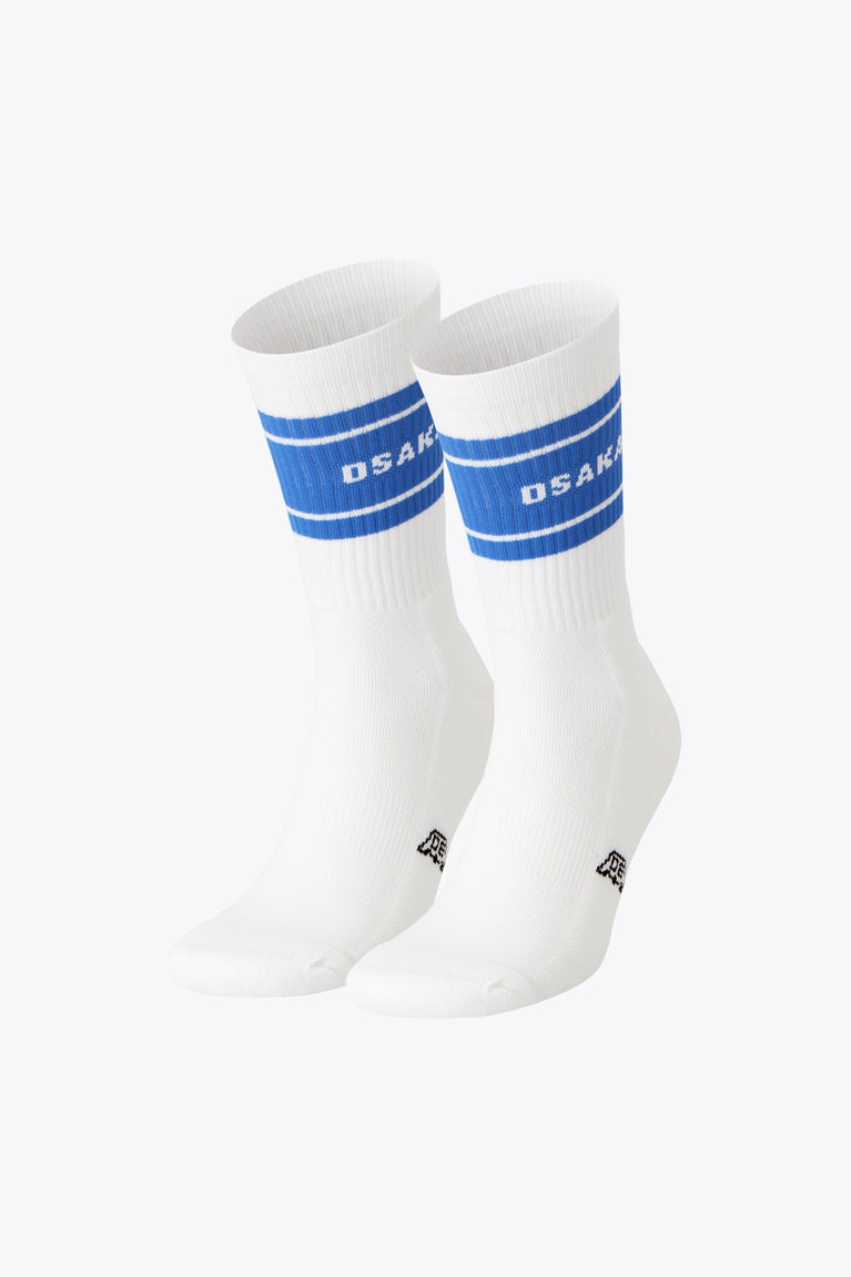 Osaka Colourway Socks Duo Pack in Blue. Front view
