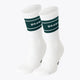 Osaka Colourway Socks Duo Pack in green. Front view