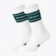 Osaka Colourway Socks Duo Pack in green. Side view