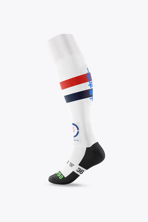 Luxembourg Field Hockey Socks | White