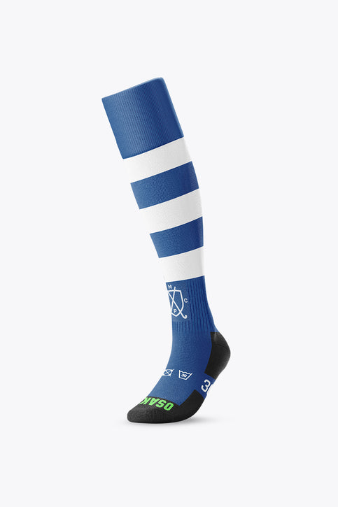 MHC Purmerend Field Hockey Socks - Royal Blue/White