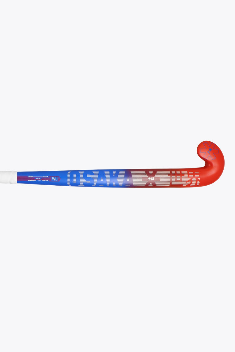 Osaka Field Hockey Stick Vision WD - Grow Bow | Princess Blue-Cayenne Red - Gradiant