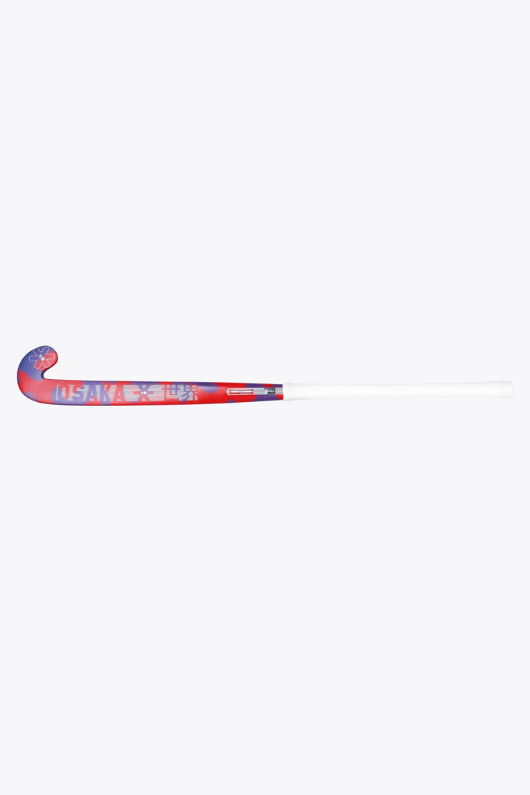 Osaka Field Hockey Stick Vision WD - Grow Bow | Princess Blue-Cayenne Red - Design