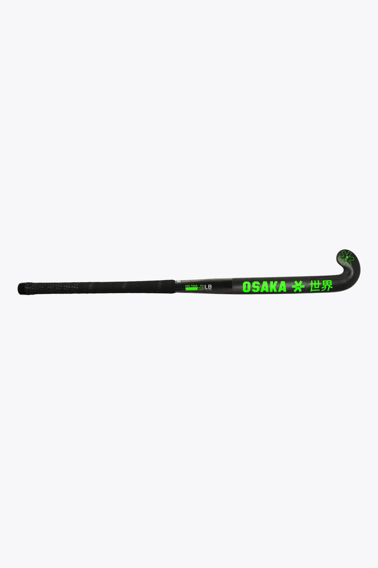 Osaka Field Hockey Stick Pro Tour 70 2.0 - Low Bow - LTD Edition White | Iconic Black