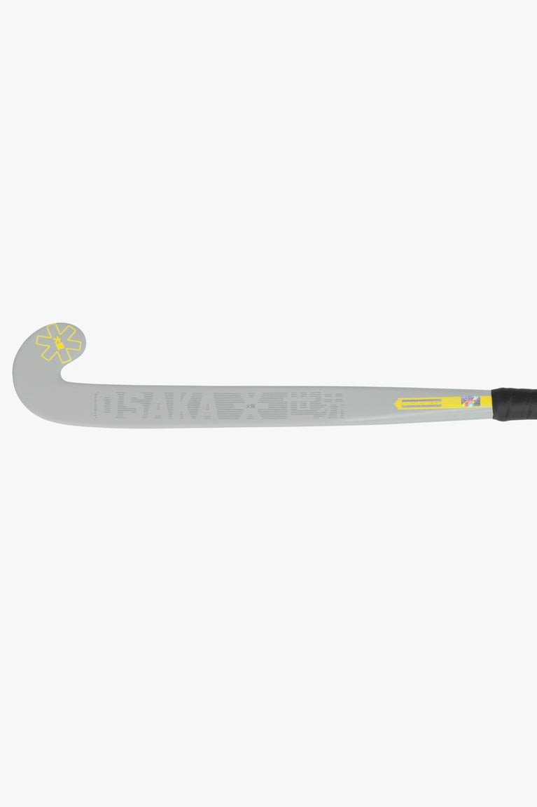Osaka Field Hockey Stick Vision 10 - Show Bow | Grey-Yellow