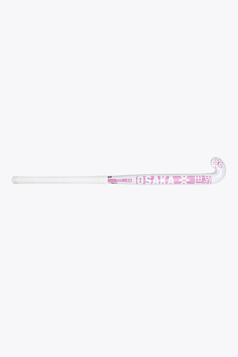 Osaka Field Hockey Stick Vision 25 - Pro Bow | White-Begonia Pink