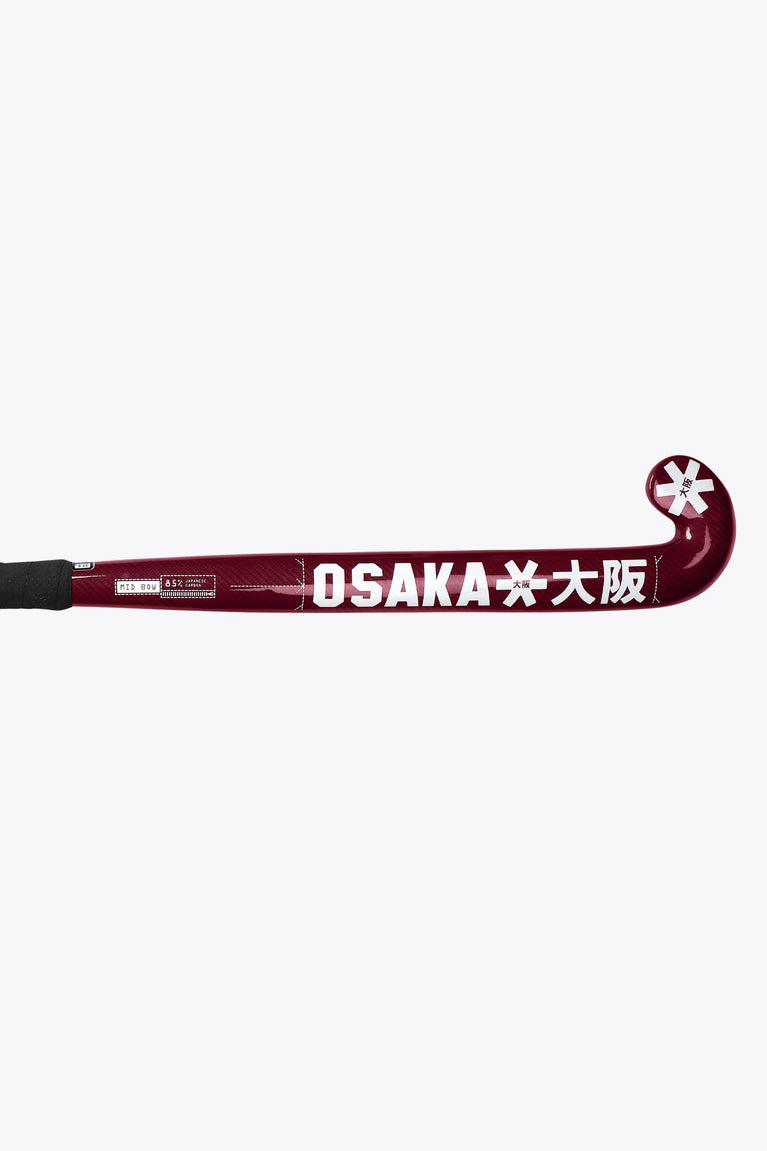 Osaka Field Hockey Stick Mid Bow 85 | Cherry Lacquer