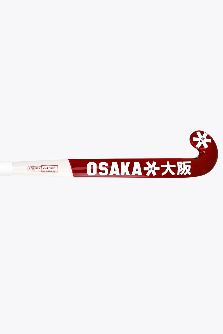 Osaka Field Hockey Stick Low Bow Advanced 70 | Pompeian Red