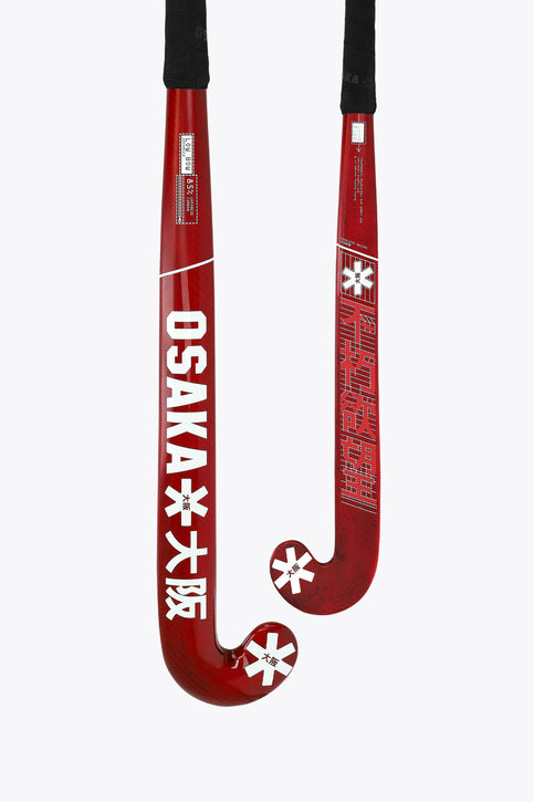 Osaka Field Hockey Stick Low Bow Advanced 85 | Pompeian Red