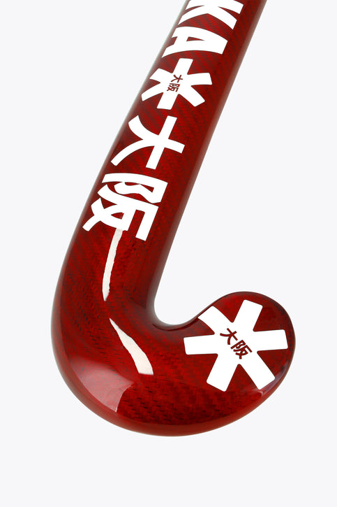 Osaka Field Hockey Stick Low Bow Advanced 85 | Pompeian Red