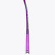 Indoor hockey stick handle and shaft, white stem with purple lower section