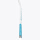 Indoor hockey stick shaft with blue grip wrap and Osaka logo near the handle