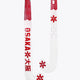 Osaka field hockey stick, hot pink and white low-bow curve.