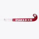 Hot pink low-bow field hockey stick blade with OSAKA branding