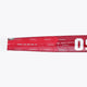 Hot pink field hockey stick shaft with geometric pattern texture and OSAKA lettering