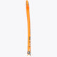 Orange field hockey stick handle with white grip end and Osaka branding