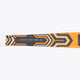 Field hockey stick shaft detail with black geometric stripes and Osaka Mid Bow WG text