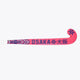 Osaka field hockey stick, hot pink, mid bow with curved head