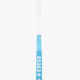 Blue topaz mid-bow field hockey stick with vertical Osaka text and star mark