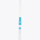 Osaka field hockey stick end view, white with blue accent band and star logo