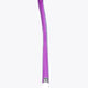 Purple field hockey stick with white grip section at the handle end